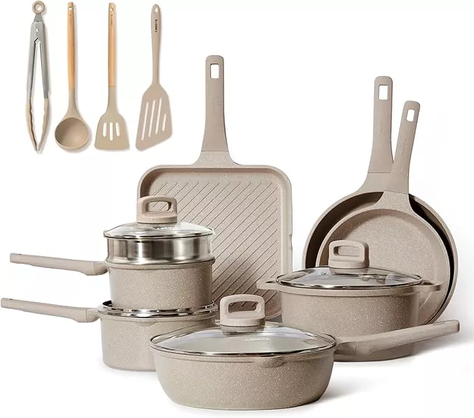 CAROTE 11pcs Pots and Pans Set, … curated on LTK