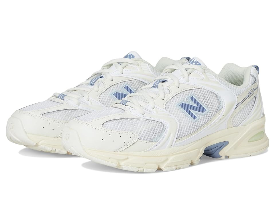 New Balance Classics 530 Athletic Shoes Angora/Dusk Shower/Ice Blue : US Men's 9 - Women's 10.5 D - Medium, Textile | Zappos
