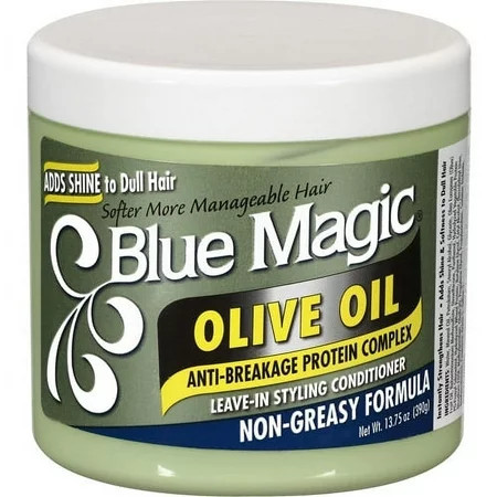 Blue Magic Olive Oil Leave-In Styling Hair Conditioner 13.75 oz | Walmart (US)