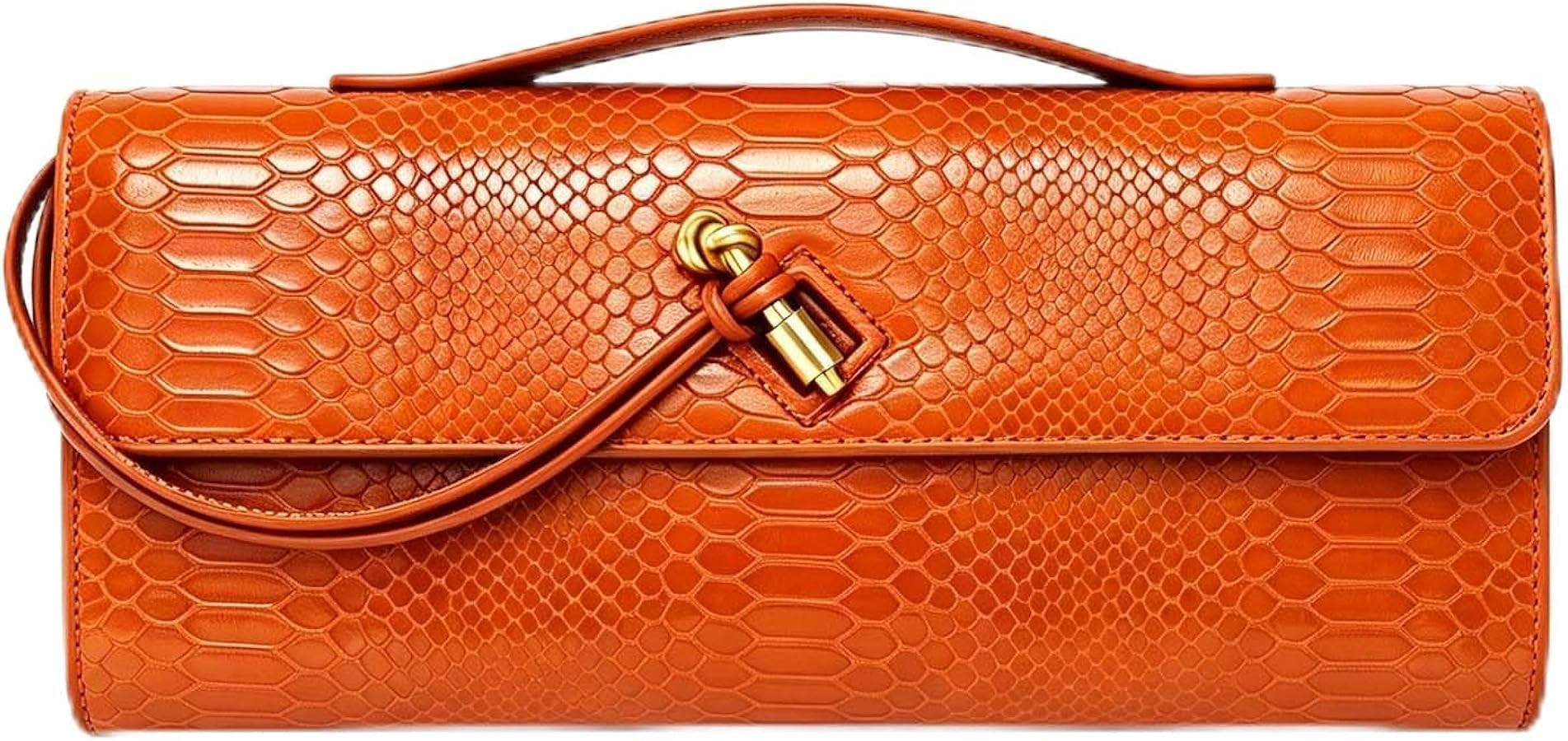 Trendy Evening Clutch Purses Women Underarm Shoulder Handbag Cute Satchels Crocodile Print Crossb... | Amazon (US)
