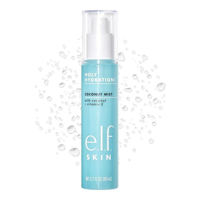 e.l.f. SKIN Holy Hydration! Hydrating Coconut Mist, Refreshes, Soothes & Invigorates Skin, Tropic... | Amazon (US)