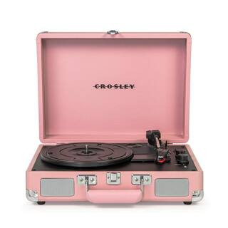 Cruiser Deluxe Turntable in Blush | The Home Depot