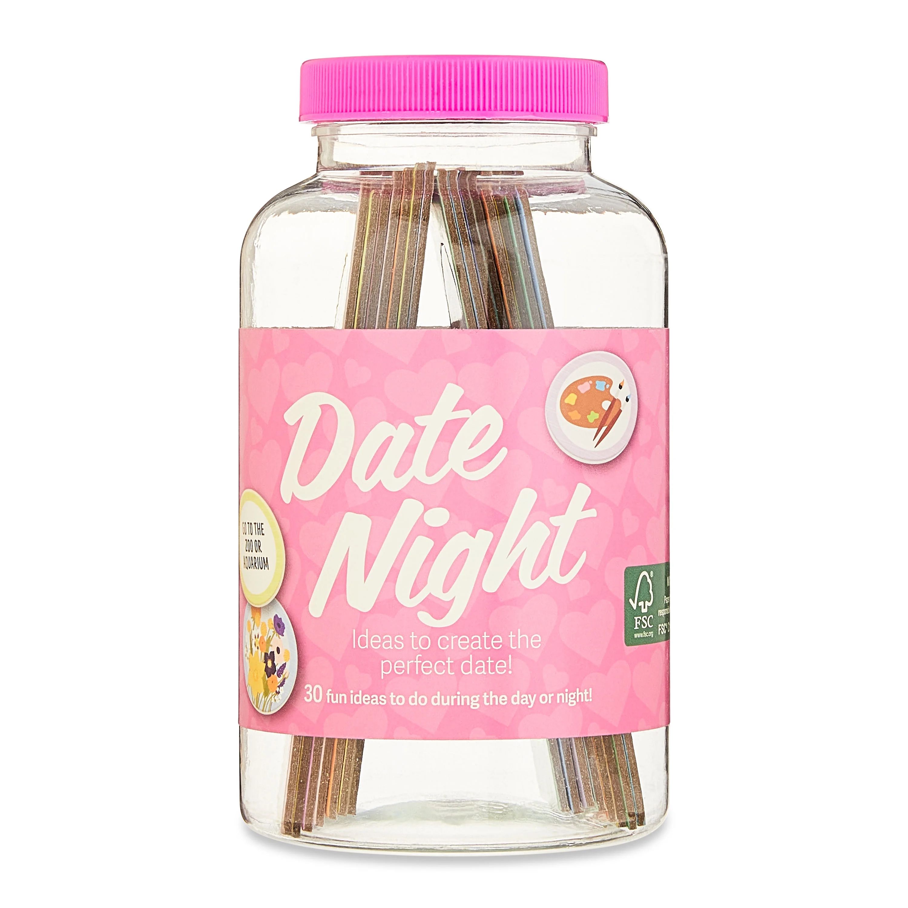 Valentine's Day Date Night Idea Jar, Card Games, by Way To Celebrate | Walmart (US)