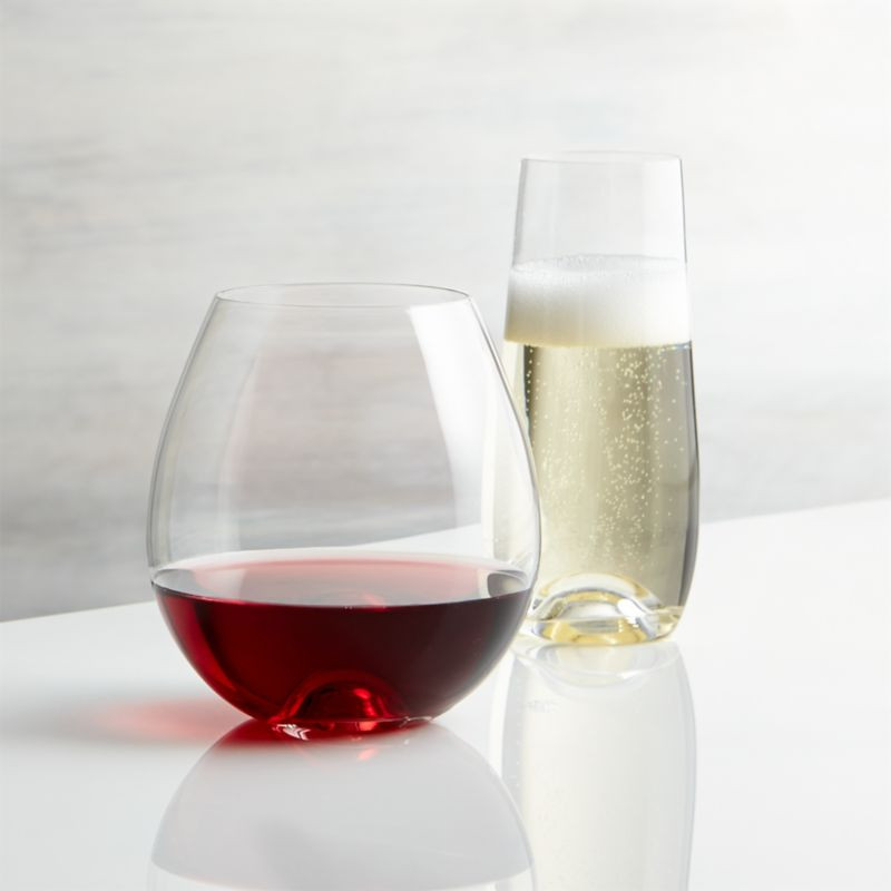 Lulie Stemless Champagne Glass | Crate & Barrel