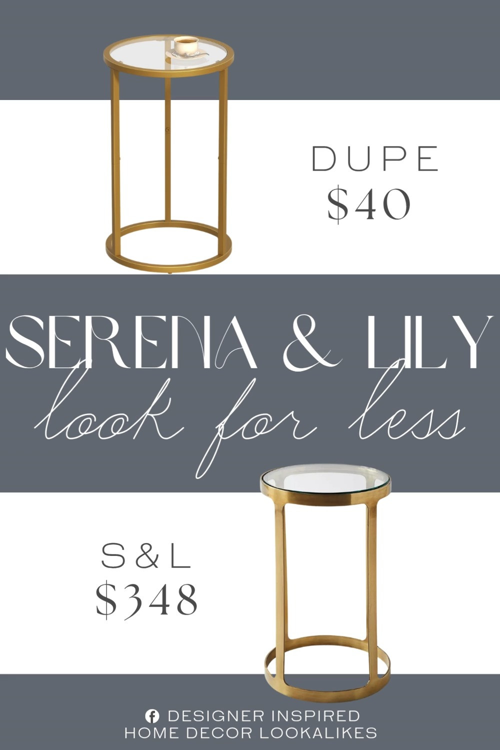 Inspired by Serena & Lily Martini Table. Luxe Gold Accent Table. Minimalist Gold Side Table. Small Space Side Table. Bedside Accent Table. Sofa Side Accent Table. Living Room End Table. Glass Top Gold Side Table. Metallic Accent Table. 

Home more affordable option find copy cat similar look for less budget friendly affordable cheap cheaper beautiful pretty. Clearance sale coupon code discount code promo code luxury lookalike look a like Inspo inspiration inspired by idea ideas Love like these? I share multiple every day in my FB group.
#serenaandlilyinspired #sidetable #accenttable #endtable #goldsidetable #furniturefinds #livingroomtable #bedroominspo 

 #LTKHome