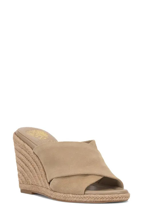 Vince Camuto Fisella Espadrille Wedge Sandal in Tortilla at Nordstrom, Size 9 | Nordstrom