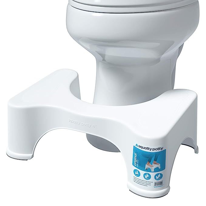 Squatty Potty The Original Bathroom Toilet Stool, 7" height, White, 7 Inch | Amazon (US)