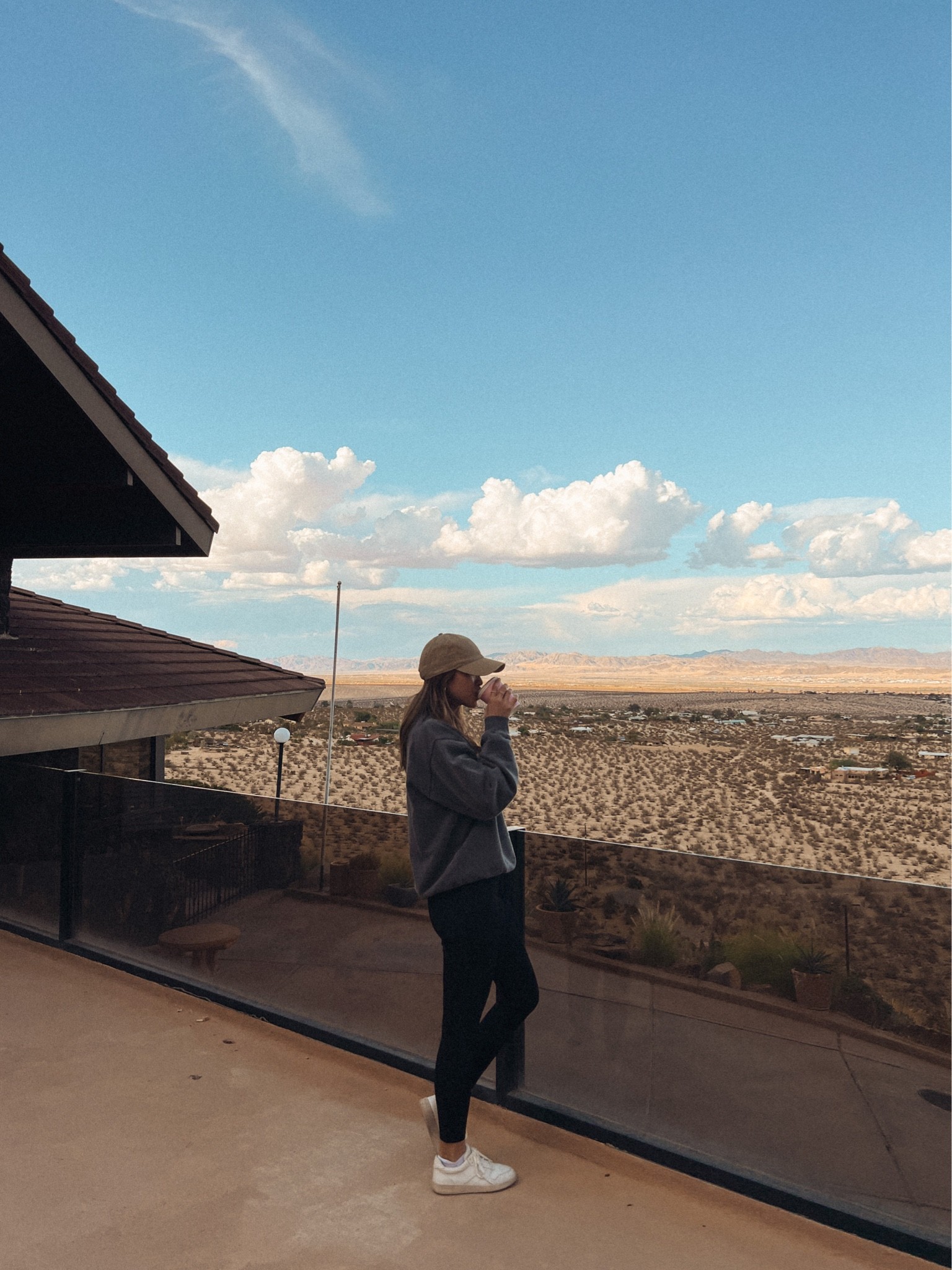 A cozy athlesiure look while enjoying the beautiful Joshua Tree views!

Top: XXS/XS
Bottoms: 00/0
Shoes: 6

#fall
#fallfashion
#falloutfits
#fallstyle
#travelfashion
#athlesiure 
#blackleggings
#leggings
#aninebing
#revolve
#everlane
#madewell
#lululemon 
#aerie

#LTKSeasonal #LTKstyletip #LTKtravel
