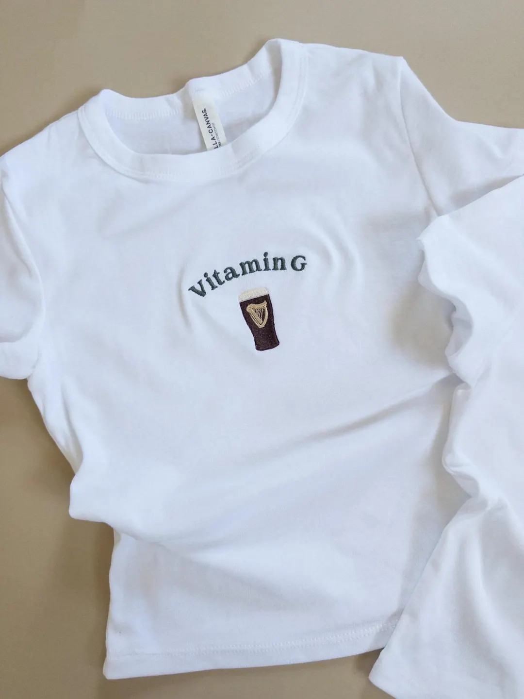 Embroidered Vitamin G Shirt, Sweatshirt,Hoodie Funny Irish Beer Crewneck, Minimalist St. Patrick... | Etsy (US)