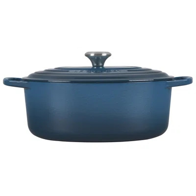 Le Creuset Cast Iron Oval Dutch Oven Color: Deep Teal, Capacity (Quarts): 6.75 qt. | Wayfair North America