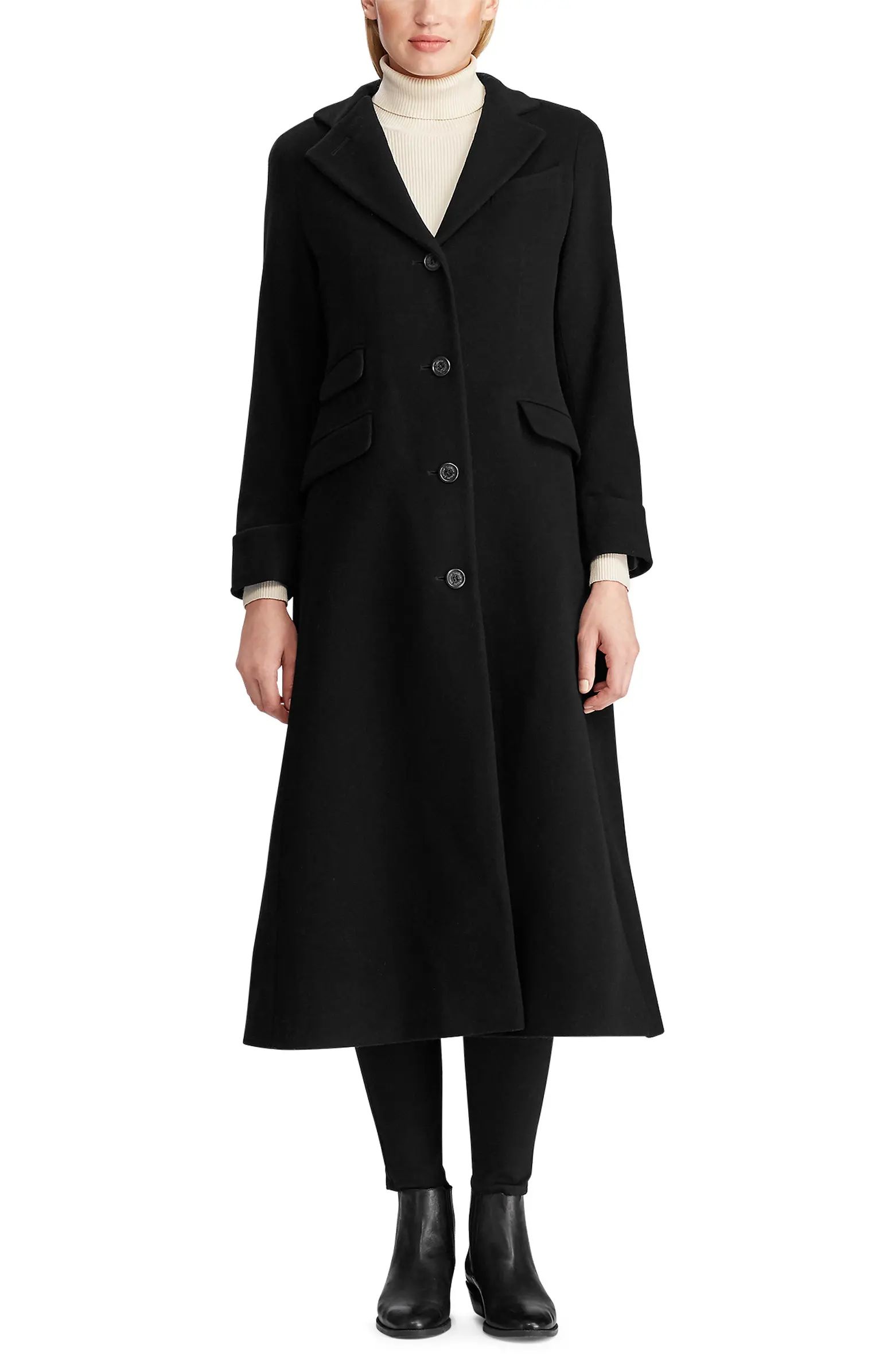 Lauren Ralph Lauren Wool & Cashmere Blend Coat | Nordstrom | Nordstrom