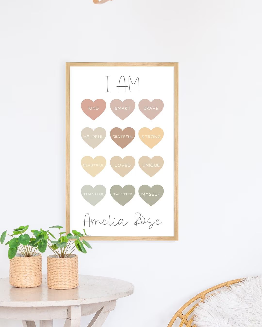 Affirmations Wall Art for Kid I Am Affirmation Sign Kids - Etsy | Etsy (US)