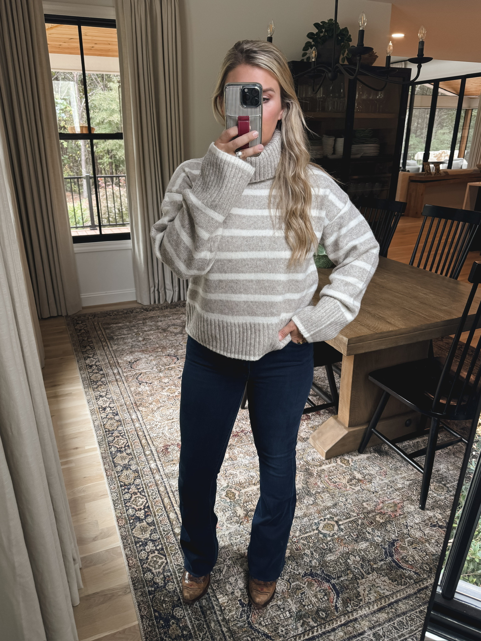 Striped chunky turtleneck sweater

#LTKStyleTip #LTKSeasonal