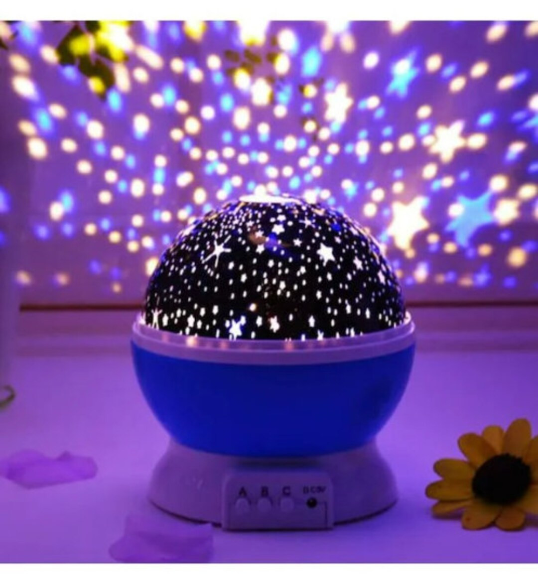 Colorful Starry Rotating Sky Projection Night Light, Star Projector, Moon-stars, Mother’s Day, ... | Etsy (US)