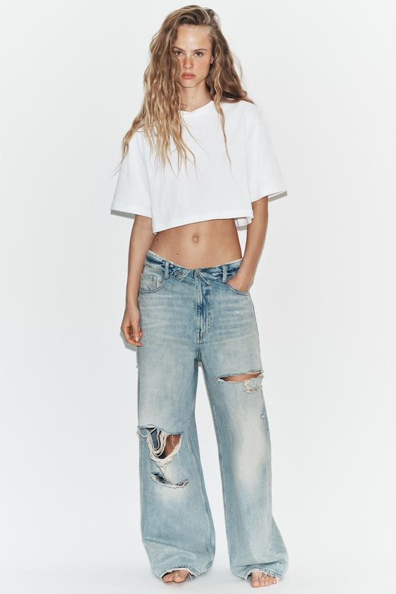 OVERSIZED CROP TOP | Zara US