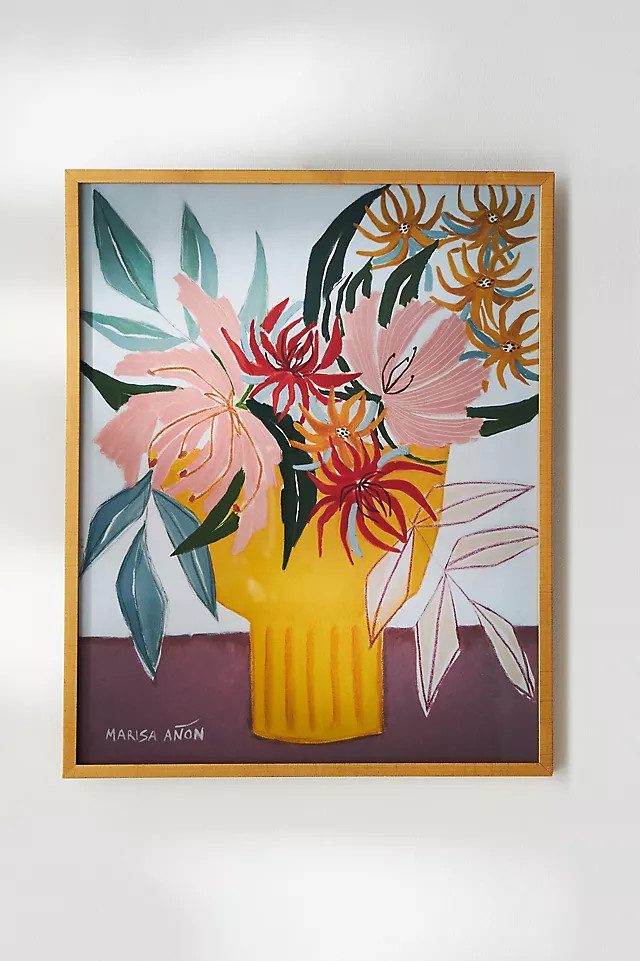 The Yellow Vase Wall Art | Anthropologie (US)