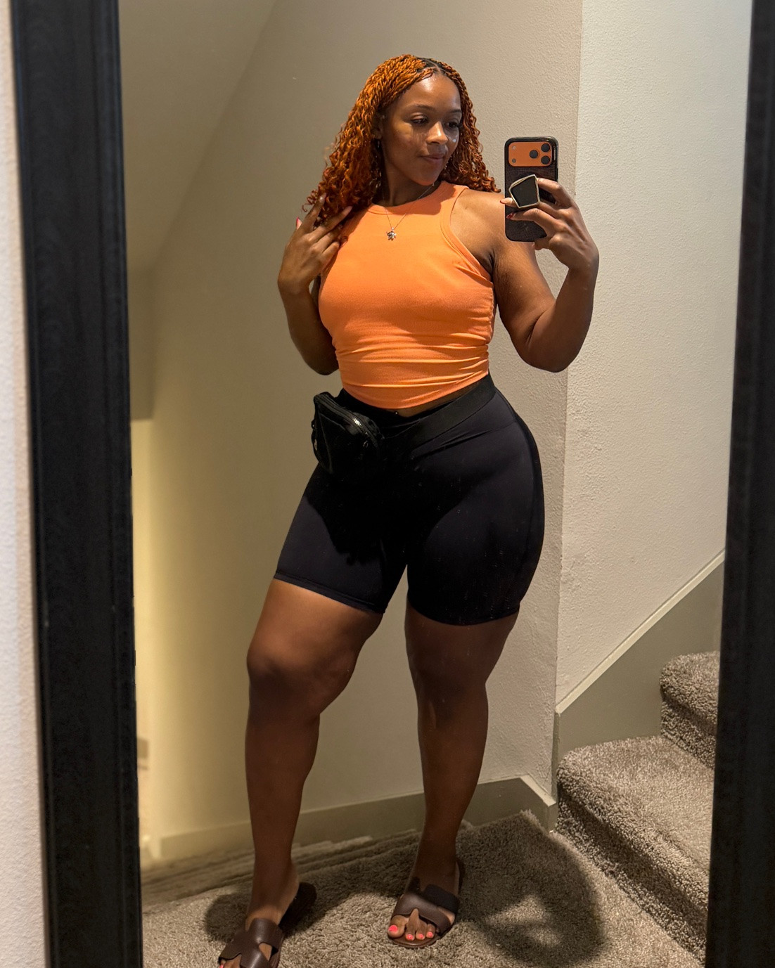 🧡🖤

Tank - Medium 
Shorts - Large 

Code: CCURVES

#LTKActive #LTKootd #LTKdayinmylife
