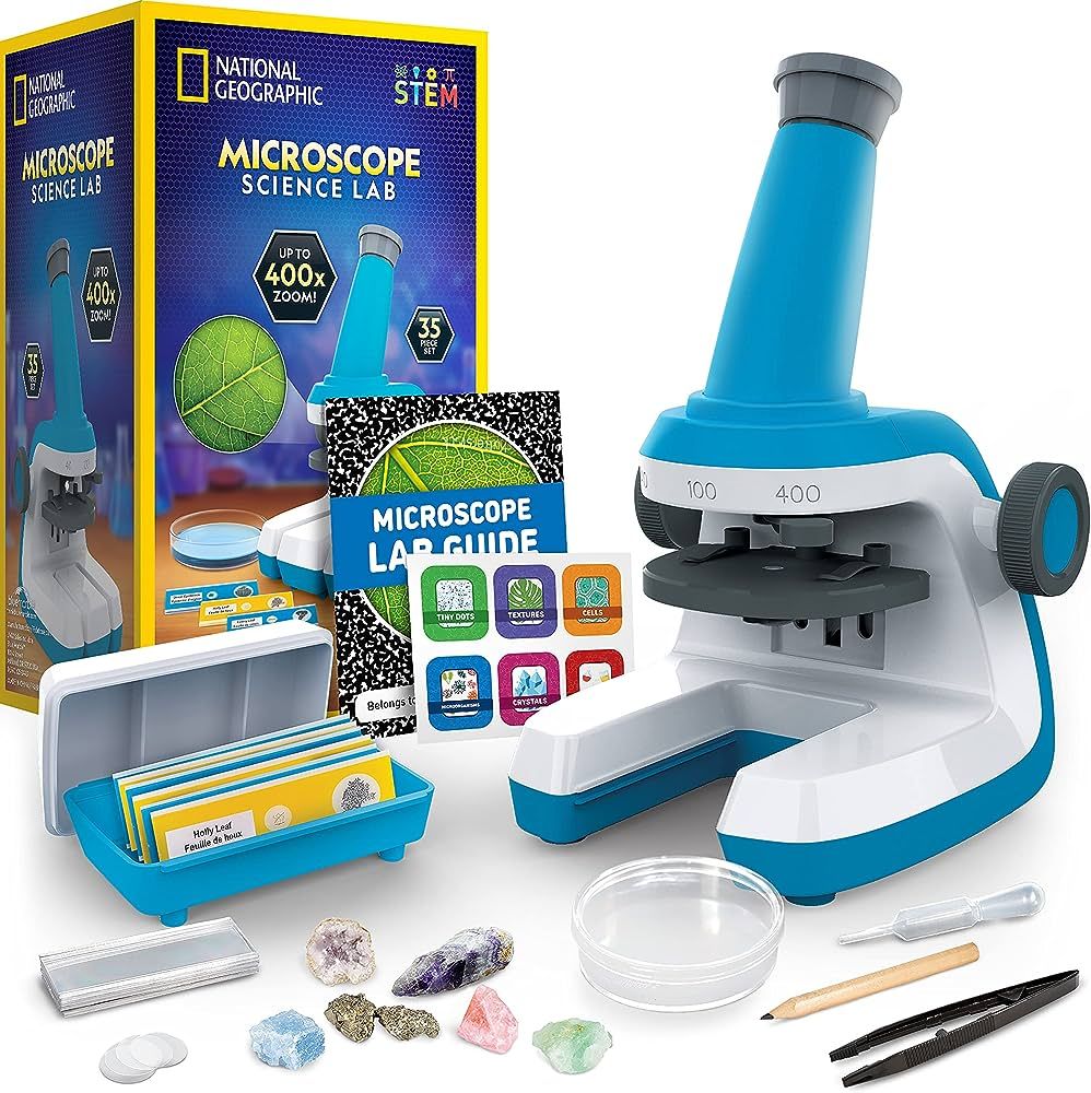 NATIONAL GEOGRAPHIC Microscope for Kids - Science Kit with an Easy-to-Use Kids Microscope, Up to ... | Amazon (US)