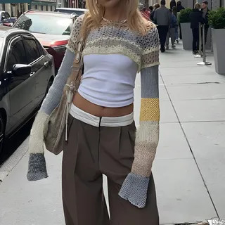 BrickBlack - Crochet Knit Shrug Top | YesStyle | YesStyle Global