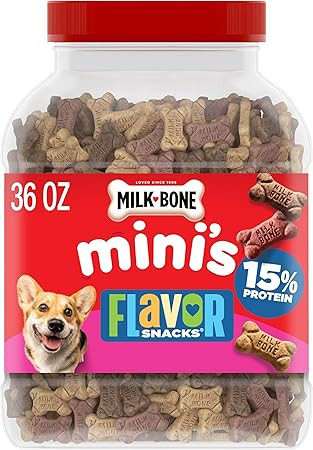 Milk-Bone Flavor Snacks Mini’s Dog Treats, 36 Oz. | Amazon (US)