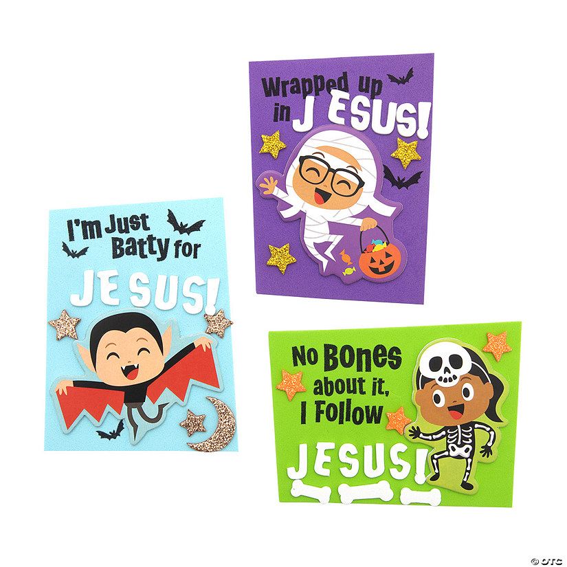 Religious Halloween Little Boolievers Magnet Craft Kit - Makes 12 | Oriental Trading Company