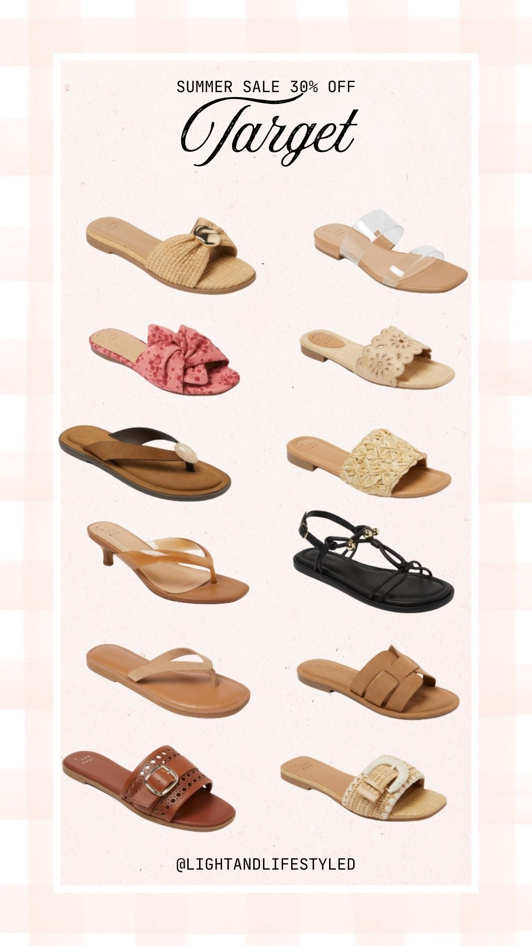 Target sale shoes 30% off.