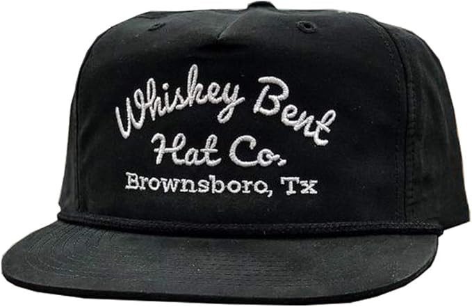 WHISKEY BENT HAT CO. – The Frio Hat – Vintage, Outdoor, Adjustable Snapback Rope Hat, Sun Pro... | Amazon (US)