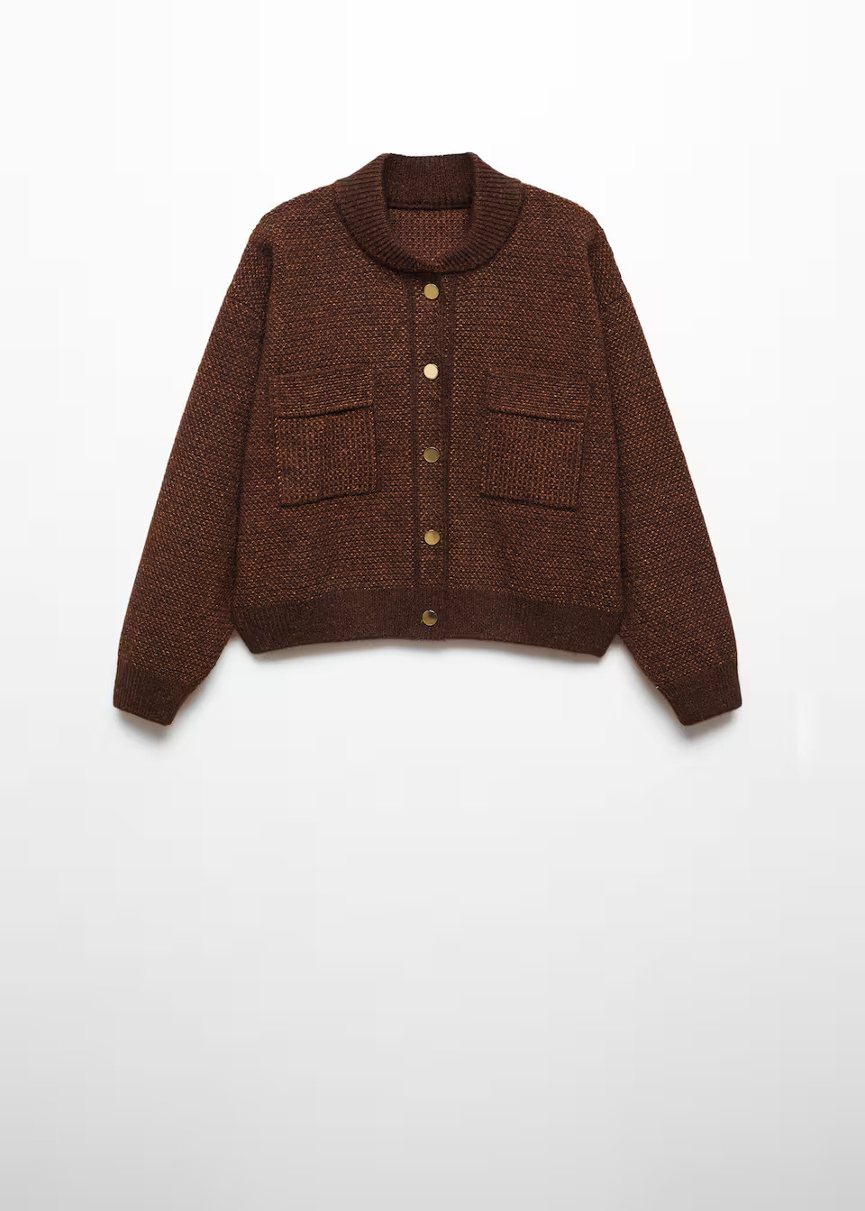 Bomber-style cardigan with pockets -  Women | Mango USA | MANGO (US)