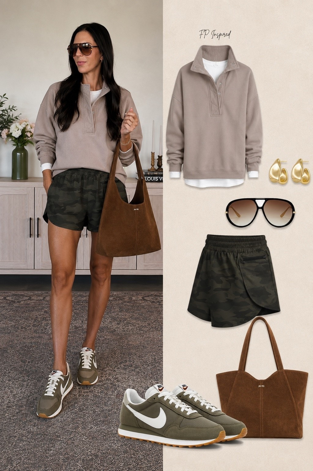 FP inspired sweatshirt- small 
Shorts- small 
Favorite sneakers and tts

#LTKootd #LTKU #LTKOver40