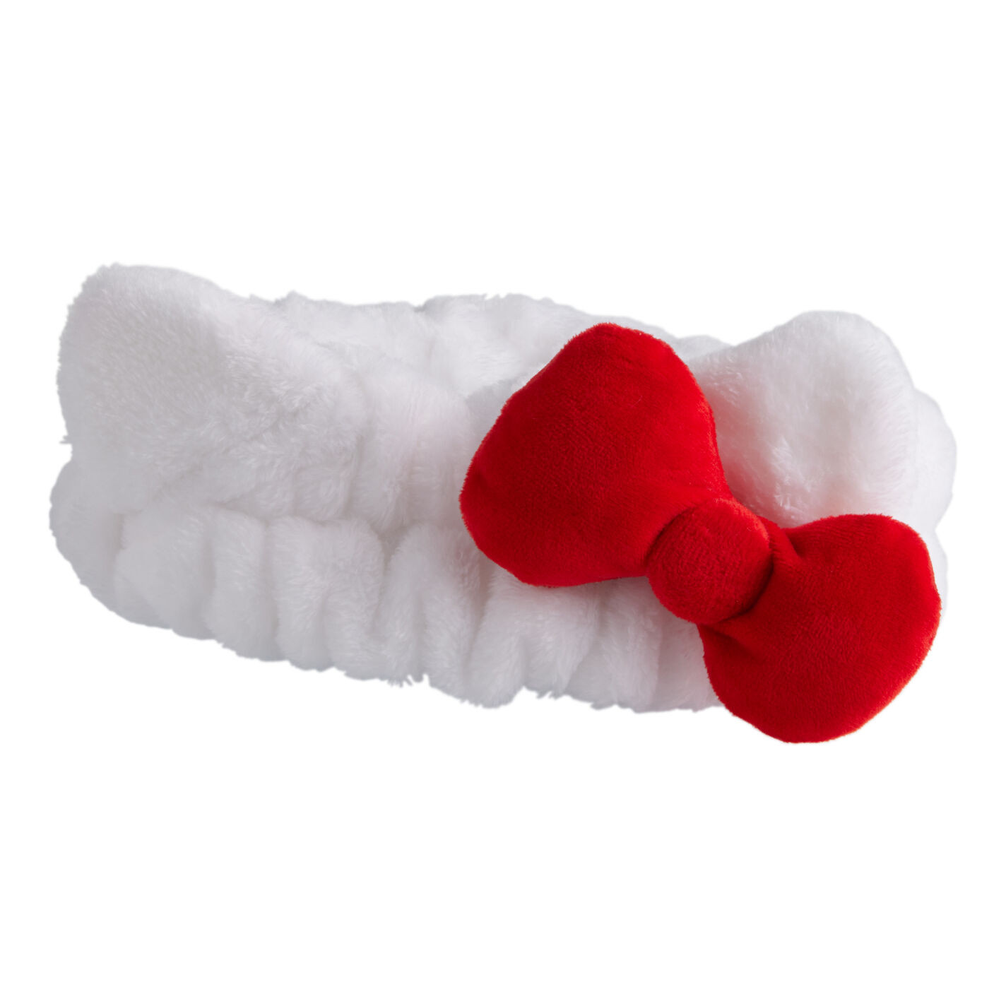 Creme Shop Hello Kitty Plush Spa Headband with Bow | World Market