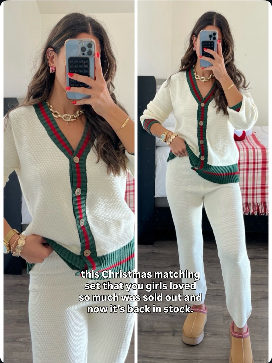 This Christmas lounge set is what I’ll be wearing Christmas morning! It’s so soft, love the waffle knit details. So perfect to mix and match too 

#LTKHoliday #LTKFindsUnder50 #LTKootd