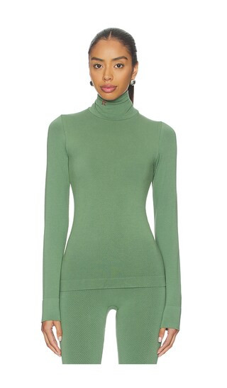 Perfect Thermal Rollneck in Parisian Green | Revolve Clothing (Global)