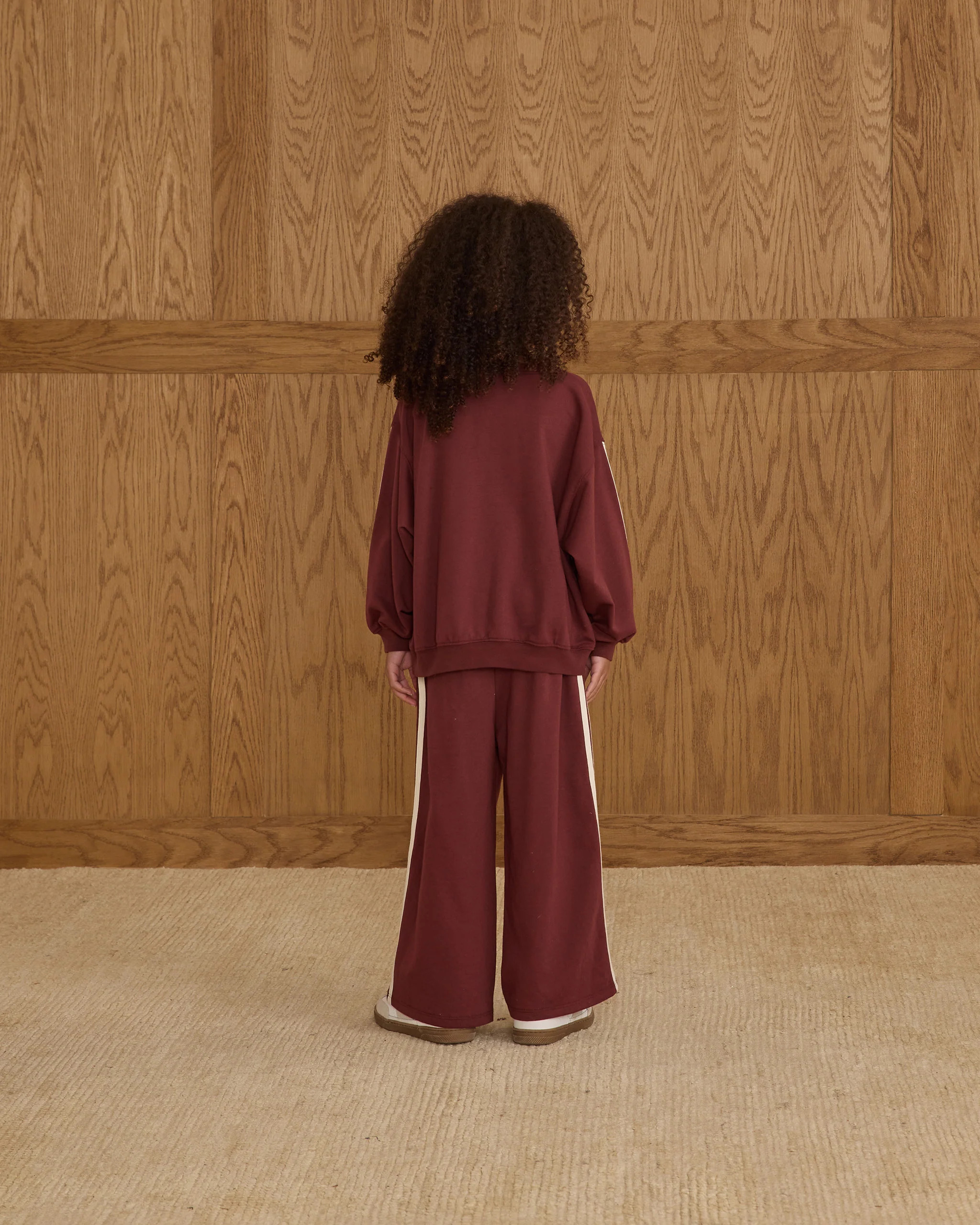 Oversized Sweatshirt || Burgundy | Rylee + Cru