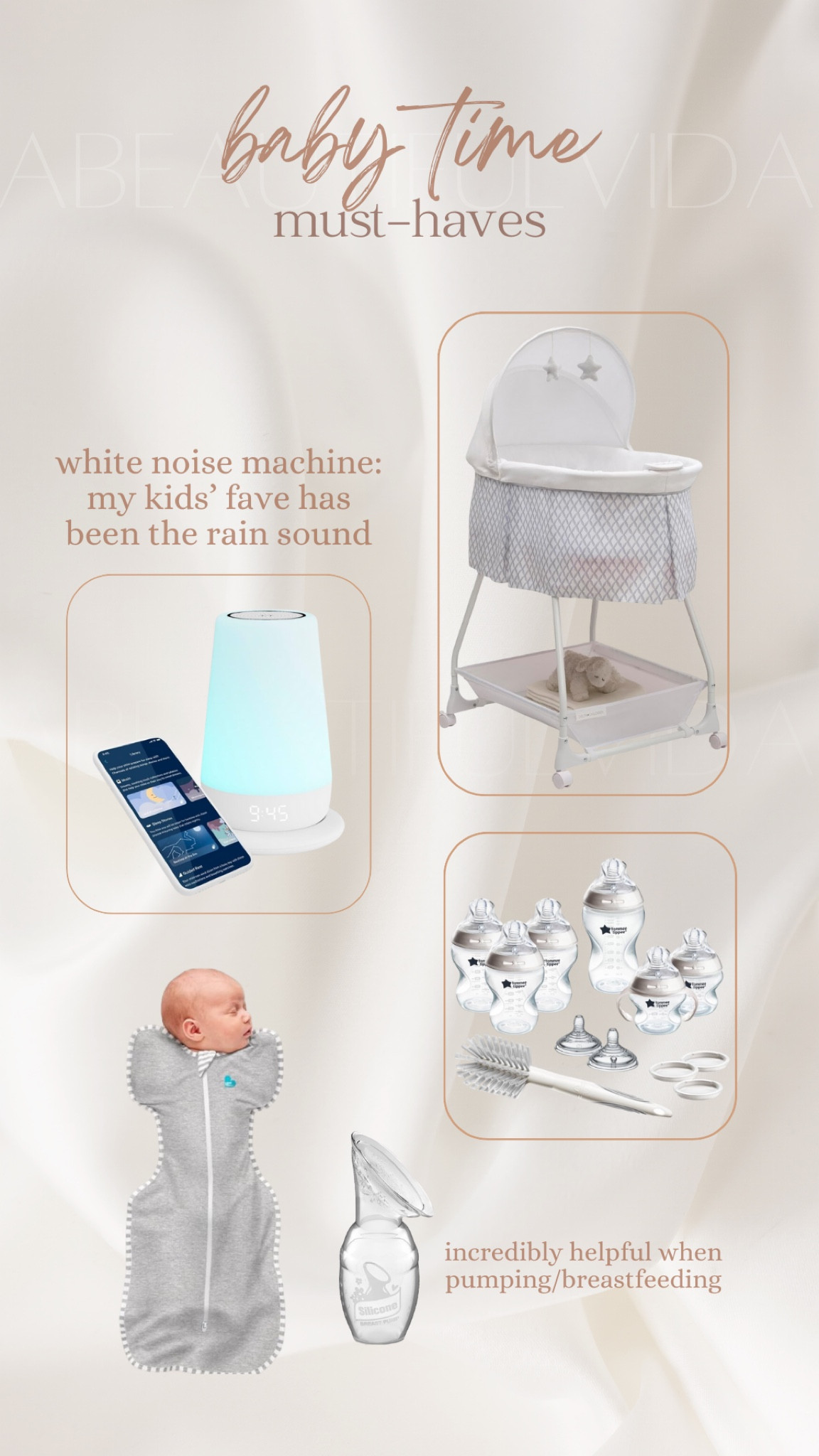 preparing for baby’s arrival. here is a small list my must-haves 🫶

bassinet, baby bottles, swaddles, haakaa, white noise machine 

#LTKFamily #LTKBump #LTKBaby