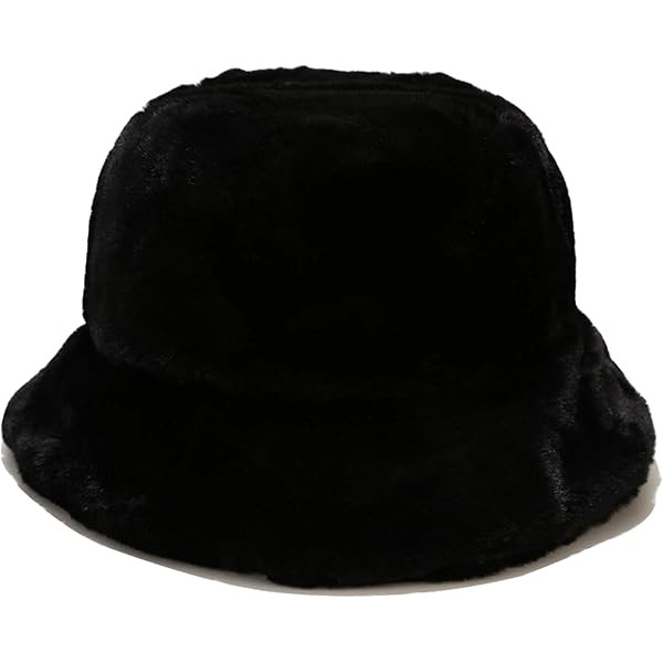 Umeepar Winter Faux Fur Fuzzy Bucket Hat Fluffy Warm Hat for Women Men | Amazon (US)