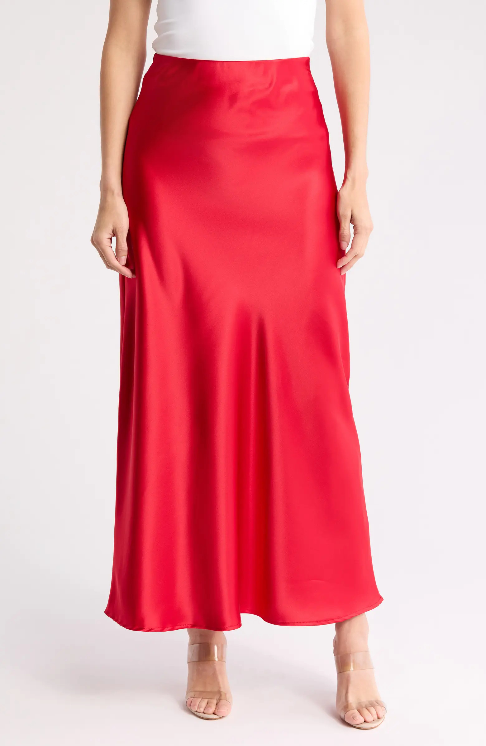 Renee C Satin A-Line Skirt | Nordstromrack | Nordstrom Rack