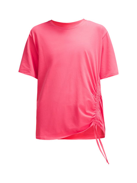 Side-Cinch Cotton T-Shirt | Women's Short Sleeve Shirts & Tee's | lululemon | Lululemon (US)