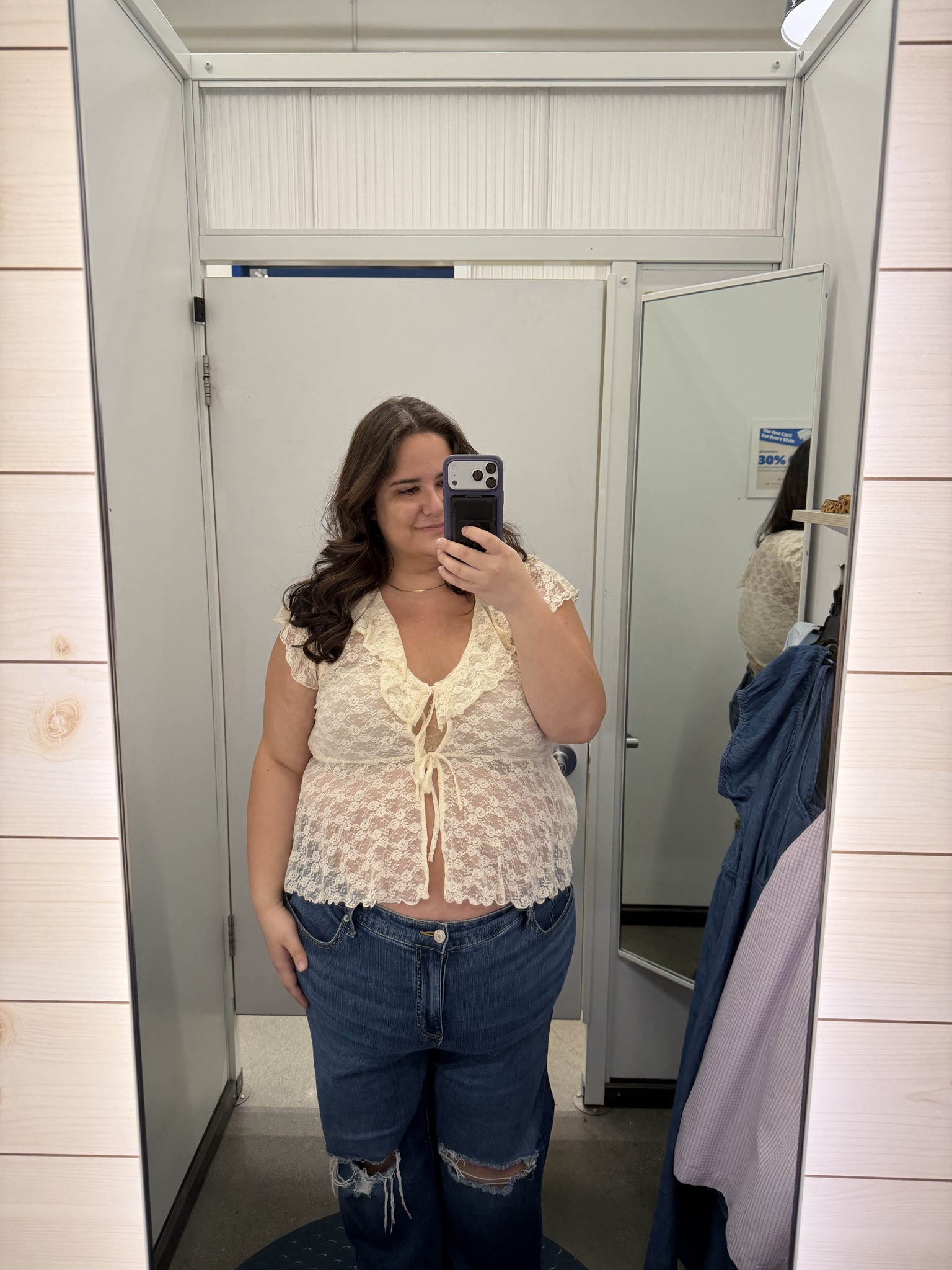 Lace top from old navy wearing 2x

#LTKPlusSize #LTKSaleAlert