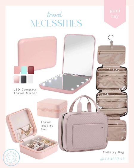 These travel essentials are perfect to throw in your bag on your next trip. LED compact mirror, travel jewelry box, toiletry bag that unfolds and hangs. 
Amazon prime 
Amazon finds 
Amazon favorites

#LTKU #LTKtravel #LTKunder50