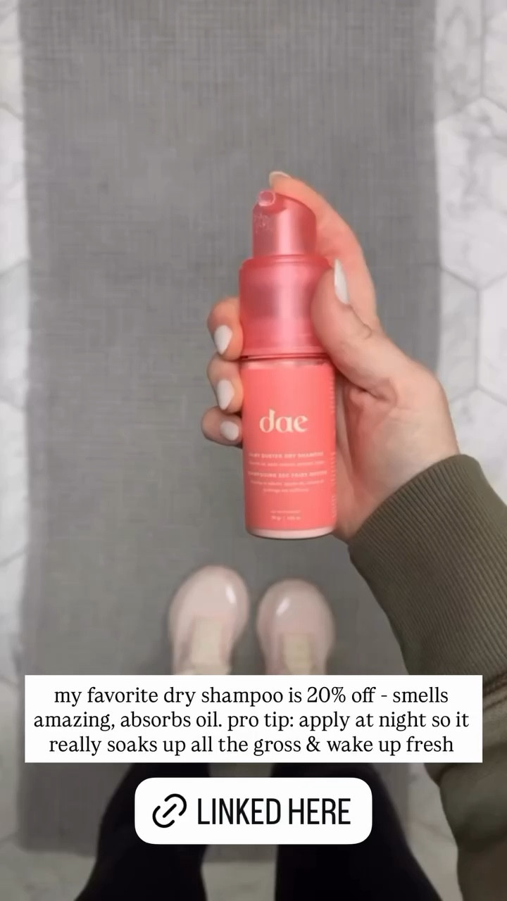 my favorite dry shampoo is 20% off - smells amazing, absorbs oil. pro tip: apply at night so it really soaks up all the gross & wake up fresh

#LTKSaleAlert #LTKBeauty #LTKgrwm