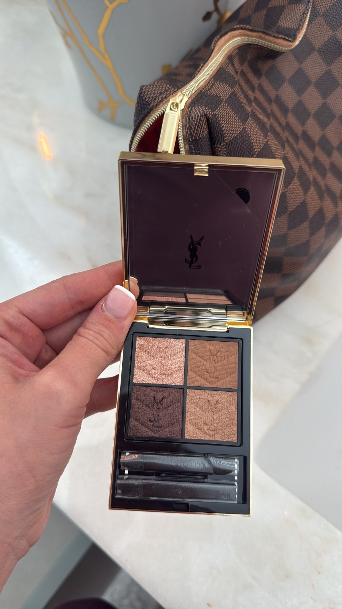 YSL eyeshadow on major sale! Such pretty colors! Great for every day! Love the size and that I can put it in my purse on the go 
Nordstrom anniversary sale , ysl makeup , eyeshadow , eyeshadow palette 