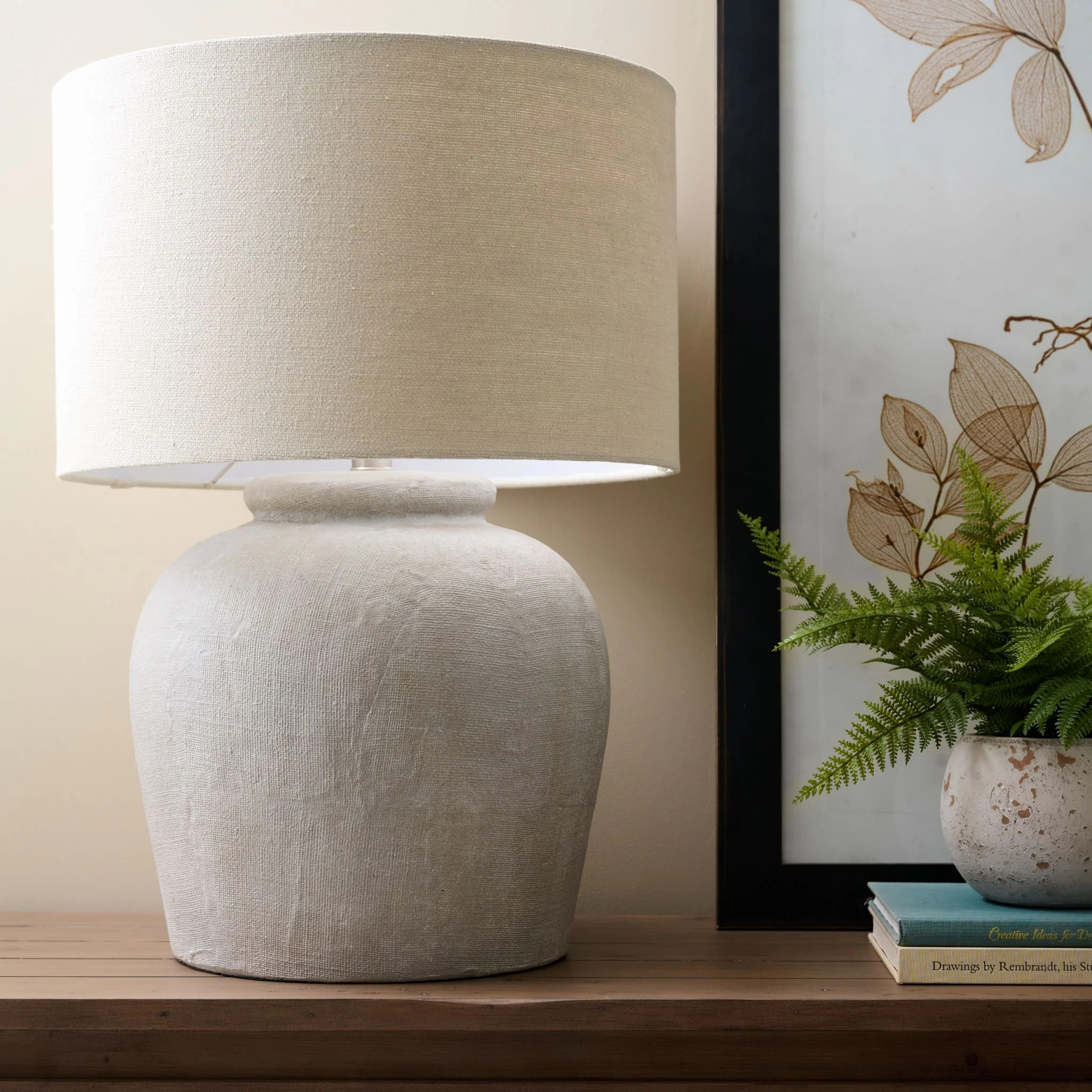 Cement Oversized Greenleigh Table Lamp | Magnolia