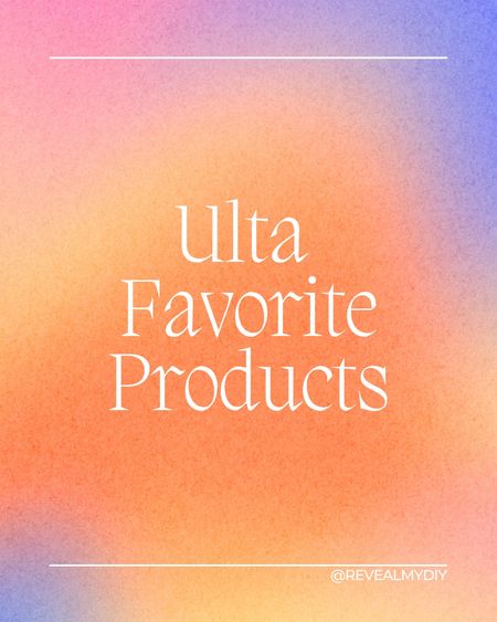 Favorite Ulta Products! 

#LTKbeauty #LTKCyberWeek #LTKfindsunder100