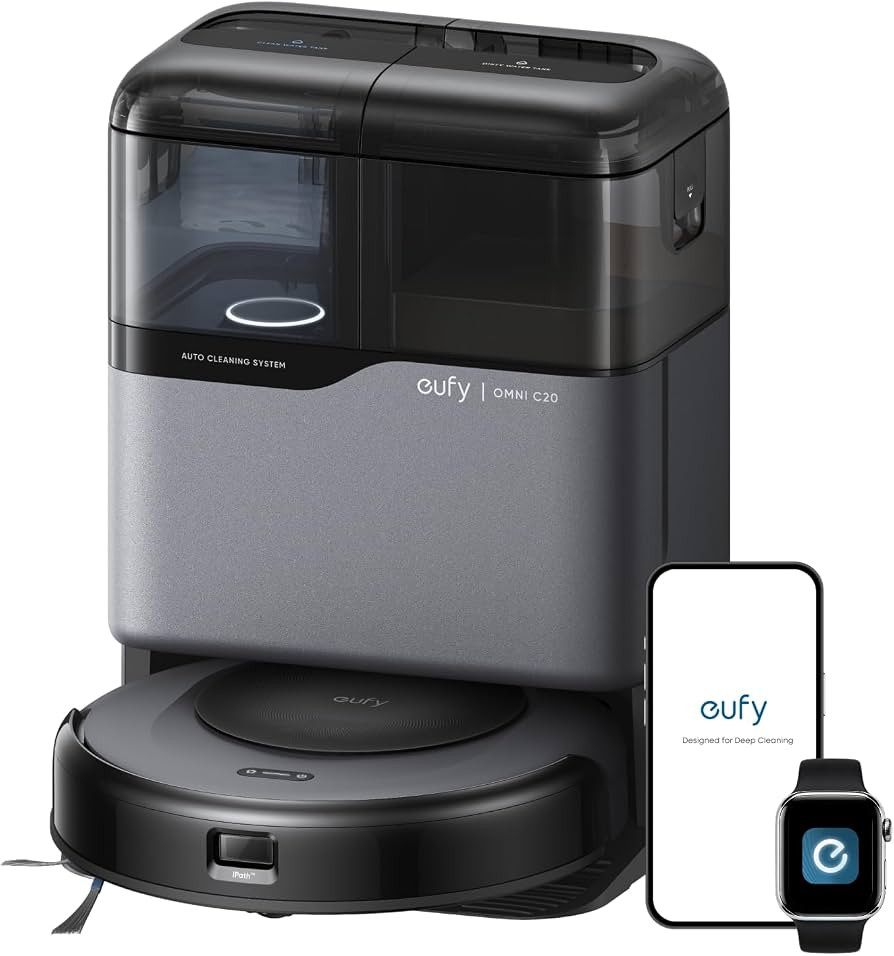 eufy Omni C20 Robot Vacuum and Mop Combo for Hardwood and Carpet | Amazon (US)
