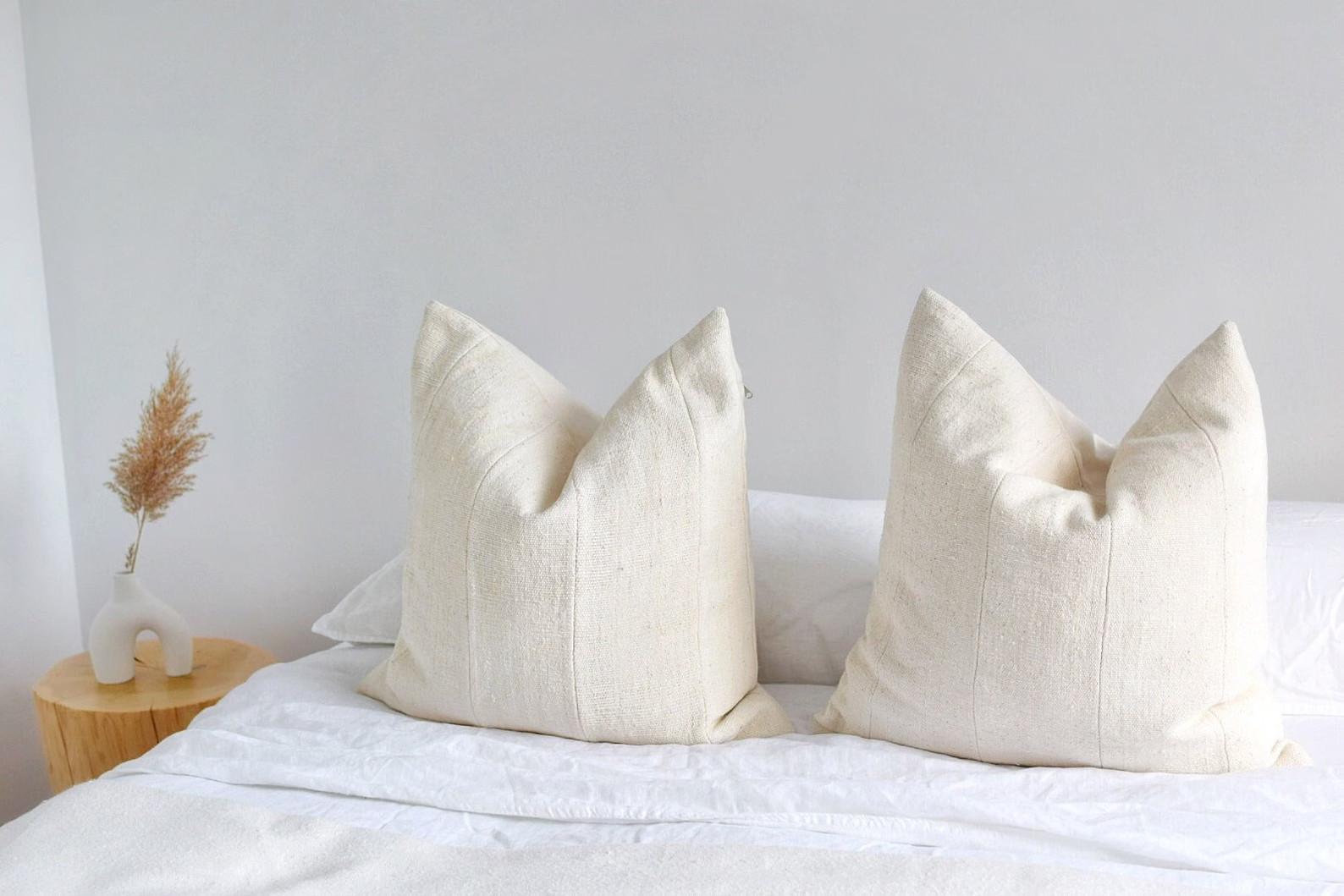 White Mudcloth, Neutral Mudcloth Pillow, Mudcloth Pillow Cover, African Mud Cloth, Mudcloth Throw... | Etsy (US)