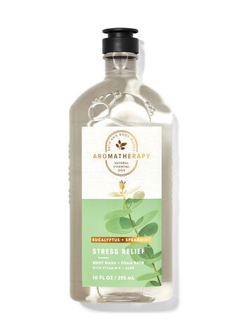 Aromatherapy


Eucalyptus Spearmint


Body Wash and Foam Bath | Bath & Body Works