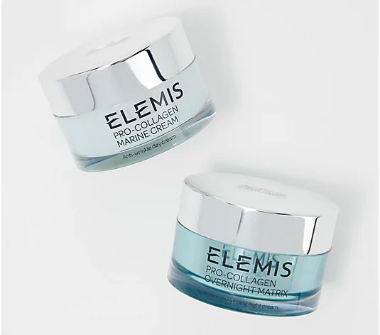 ELEMIS Pro-Collagen Matrix & Marine Cream 2-Pc Set Auto-Delivery - QVC.com | QVC
