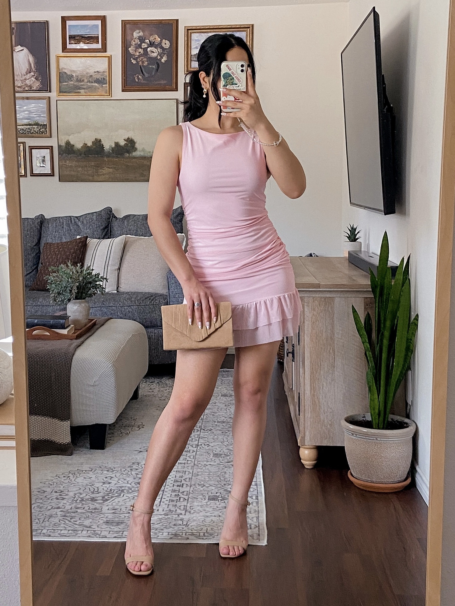 2 out of 4 ways to style a pink mini dress for summer 🌸🌷🎀💗

i’m wearing this dress from amazon in a size medium and it fits true to size. the dress is double-lined, stretchy, and super cute with the ruching and ruffle detailing. 

🏷️: summer dress, wedding guest dress, sleeveless dress, mini dress, party dress, casual dress, pink dress, amazon fashion find

#LTKSummerEdit #LTKStyleTip #LTKSeasonal