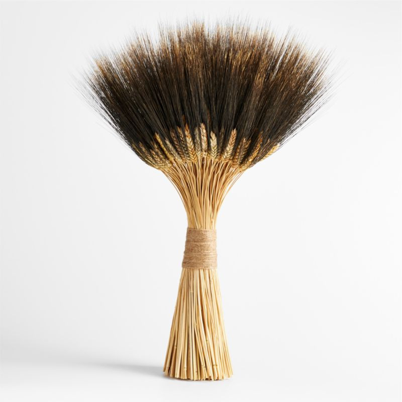 Decorative Dried Wheat Bundle 28" | Crate & Barrel | Crate & Barrel