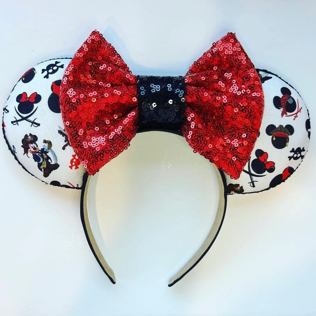 Disney Pirate Minnie ears, Disney Cruise Pirate ears, Pirates of the Caribbean ears, Disney Minnie ears, Mickey Pirate ears | Etsy (Global)